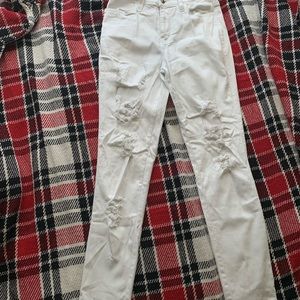 Akita Chicago White Ripped Skinny Jeans Size 5